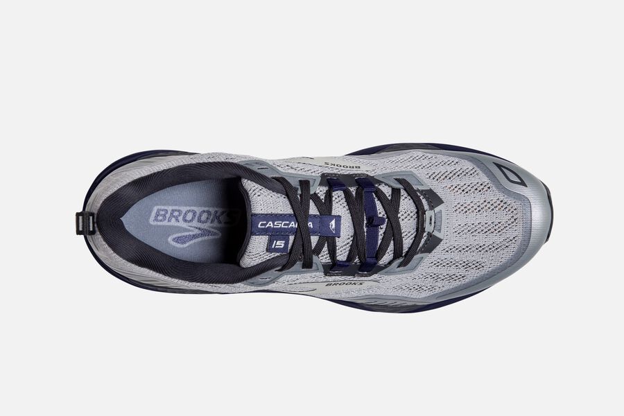 Brooks Cascadia 15 Trail Löparskor Herr - Silver - 0175-UVMNF